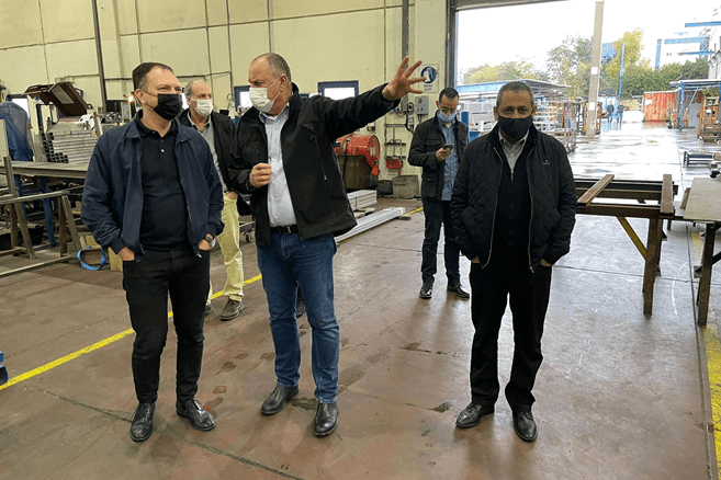 נערך ביקור מיוחד של ח״כ ולדימיר בליאק